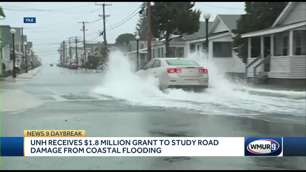 University of New Hampshire to study coastal flooding road damage