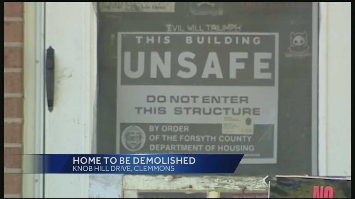 Bank owned Clemmons home to be demolished
