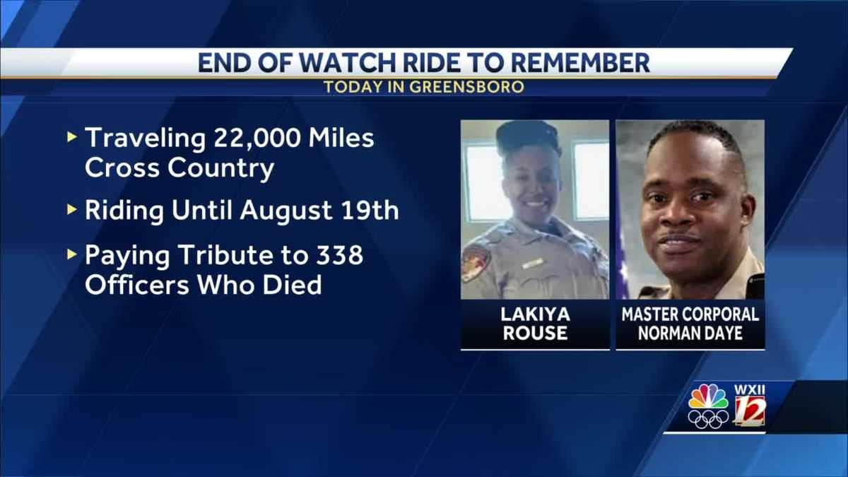 Guilford County: End of Watch Ride to Remember in Greensboro