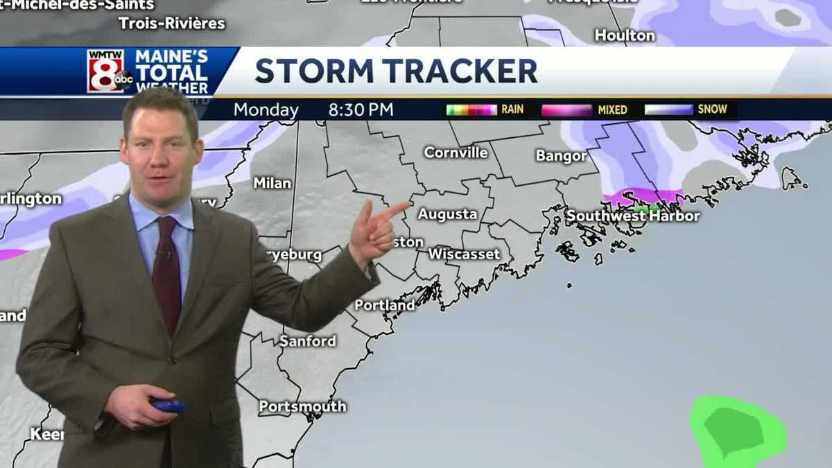Snow Showers Tuesday Night