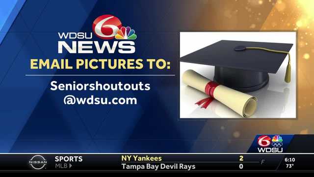 New Orleans WDSU Senior Shout Outs featured this week