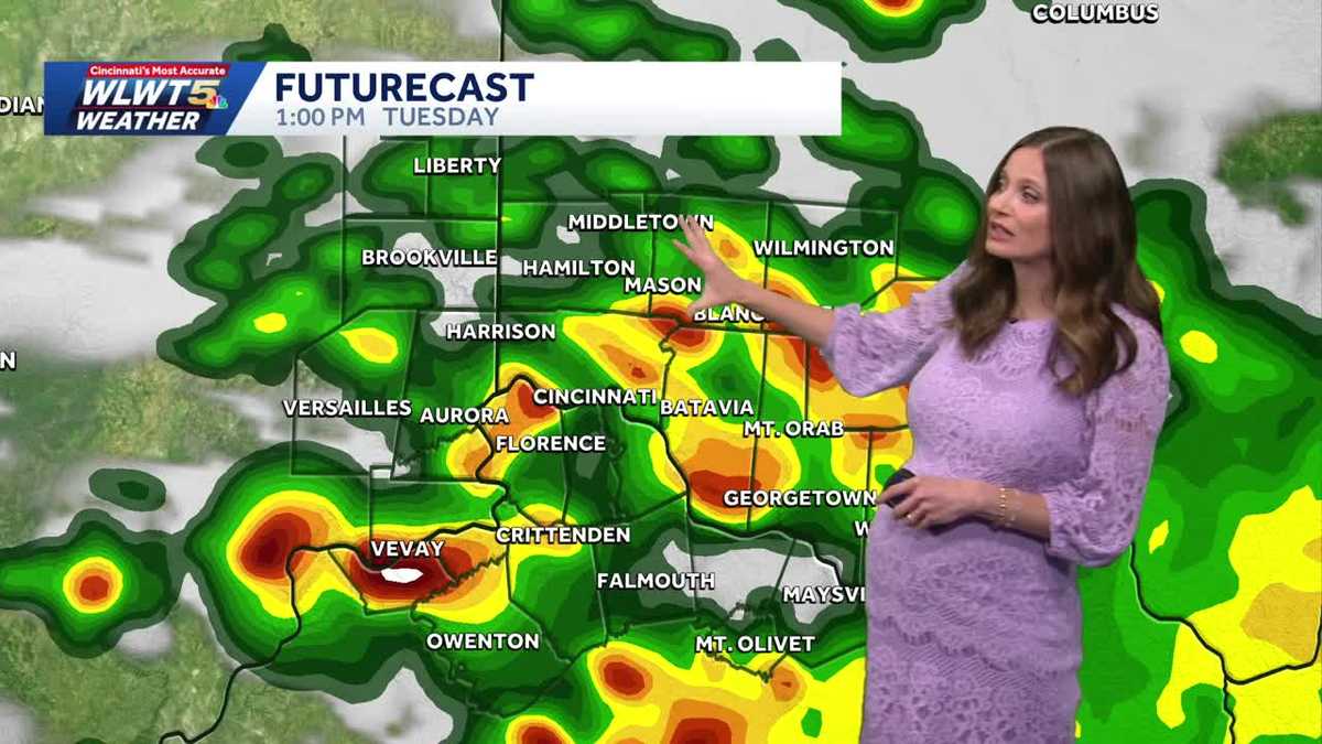 Hour by Hour: Severe storms possible for Cincinnati Tuesday
