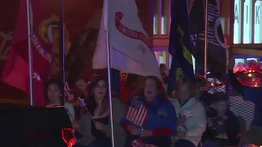 Veterans day flag retirement ceremony