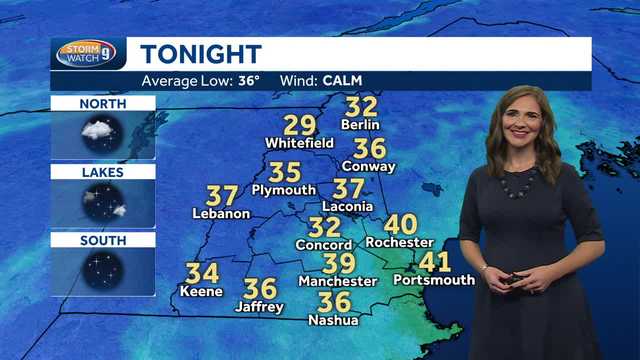 NH forecast video: Frosty for many by morning