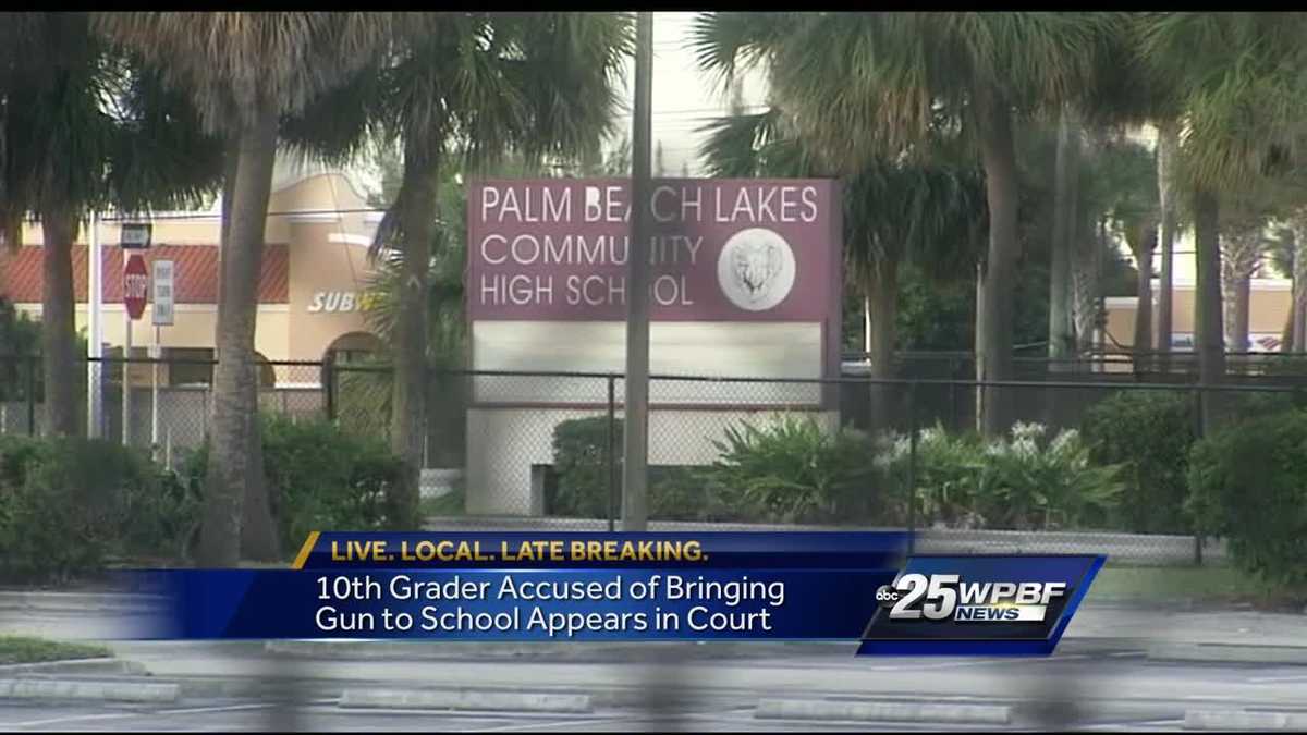 10th grader accused of bringing gun to school appears in court