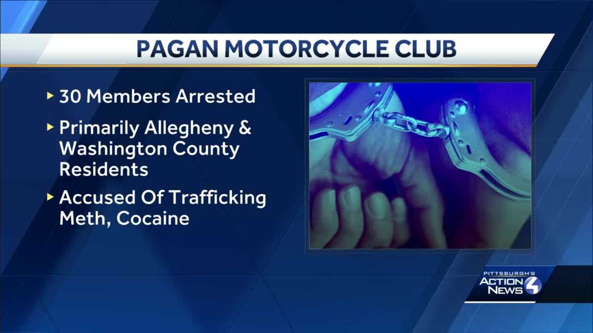 Pagans Motorcycle Club members, associates face drug charges