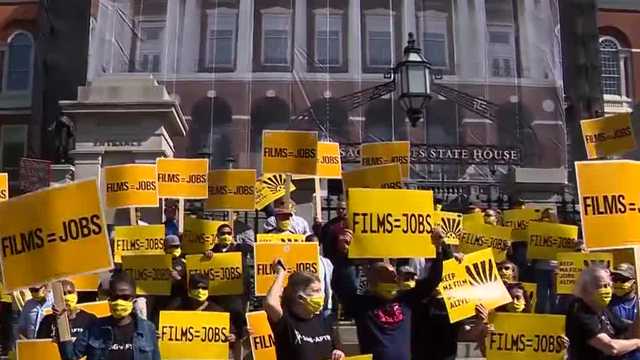 Supporters of Mass. film tax credit rally at State House - Vimarsana News
