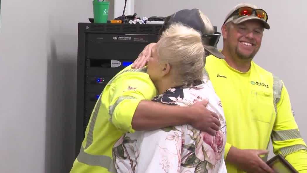 Midland Power Cooperative crew honored after rescuing Boone woman who broke leg in fall