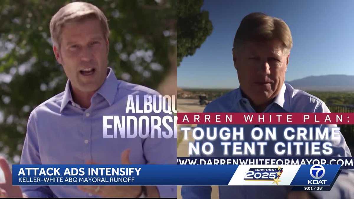 Attack ads intensify as Keller–White Albuquerque mayoral runoff enters final days