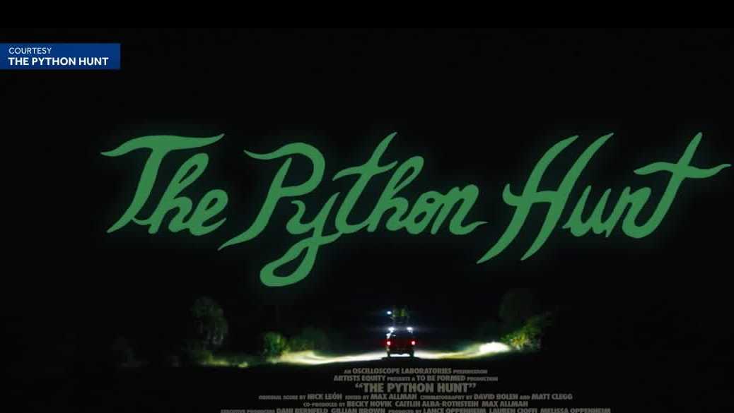 Florida filmmaker turns the Everglades python hunt into a film