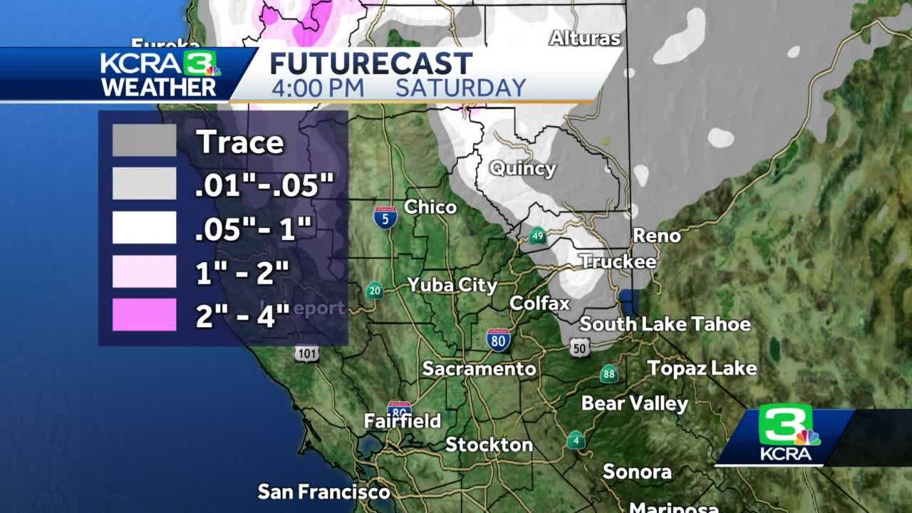 Northern California Weekend Weather: Possible Sierra Light Snow