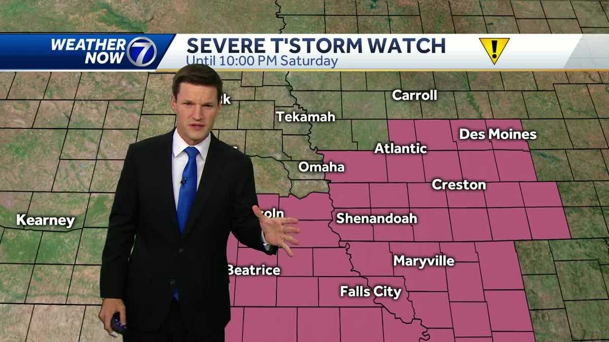 Severe T-Storm Watch in effect for parts of the viewing area Saturday ...