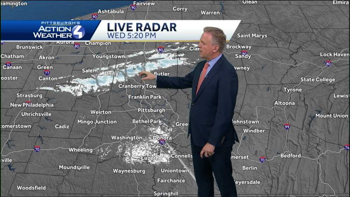 Breezy tonight, sunny and cold on Thursday