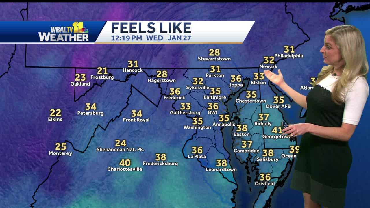 Cold, Breezy Wednesday Afternoon