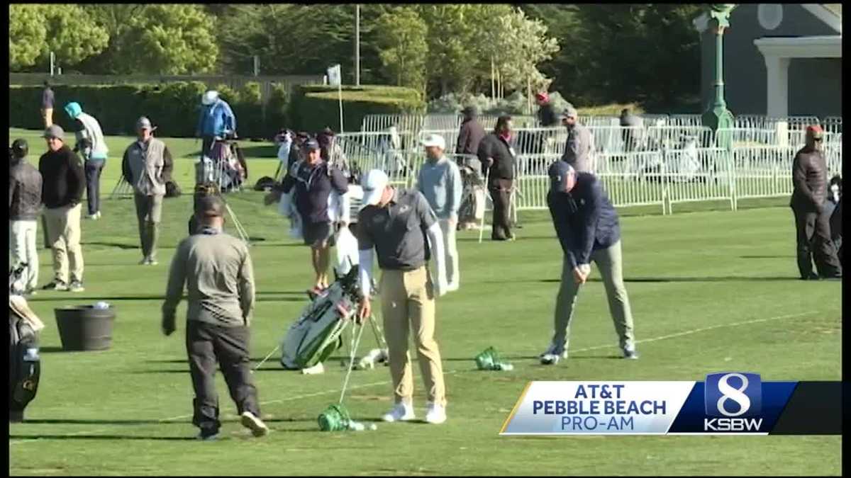 First day of AT&T ProAm practice rounds