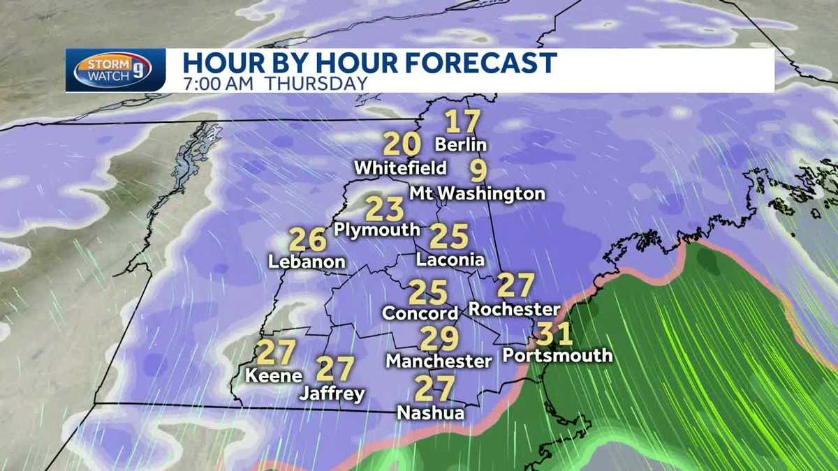 Snow expected during Thursday morning's commute