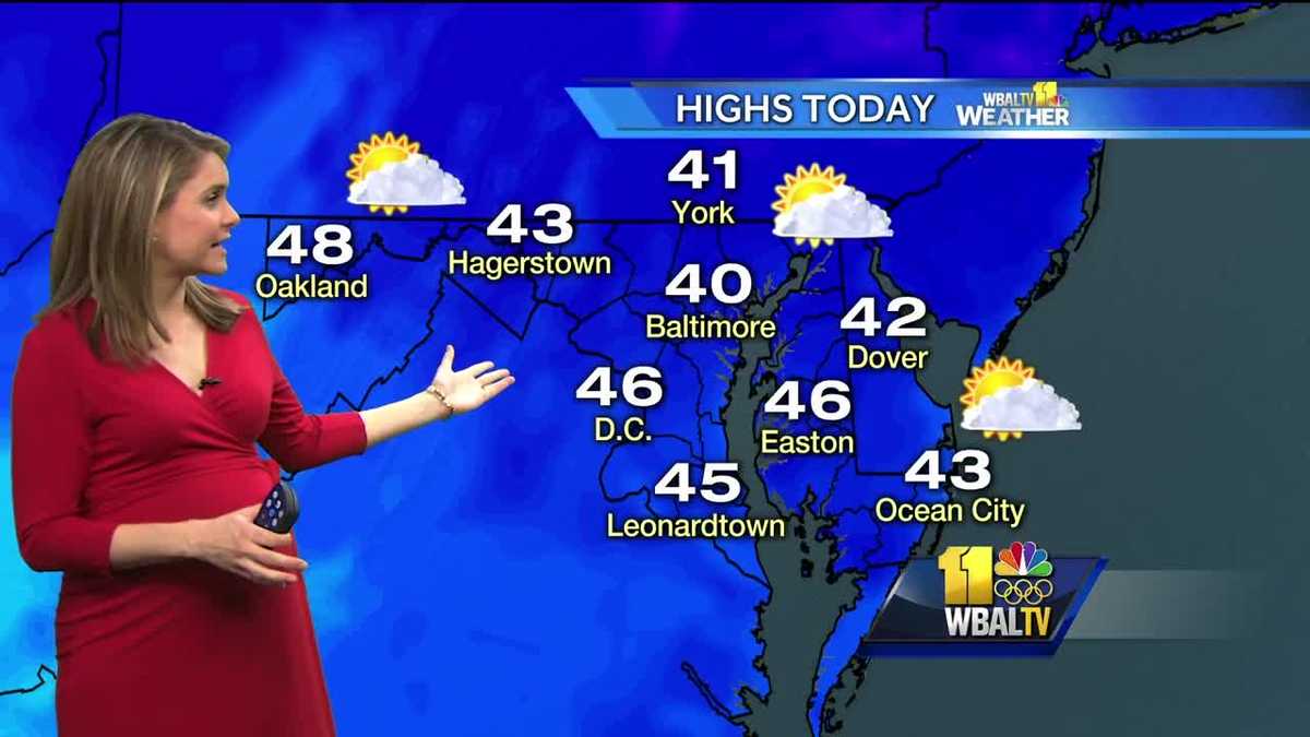 Milder Wednesday with temps in 40s