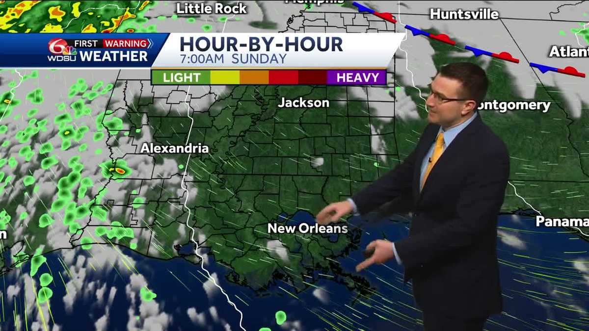 Warm and breezy Sunday