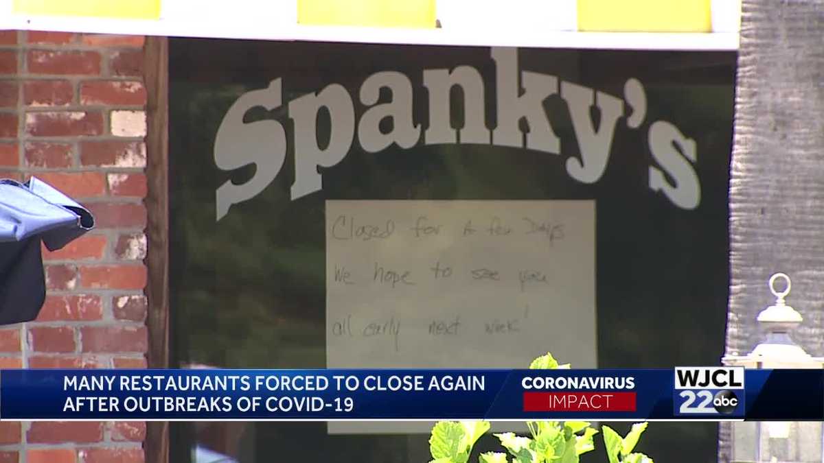 Several southeast and Lowcountry restaurants reclose amid a