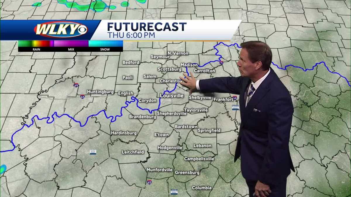 Warm weather but a spotty shower chance Friday
