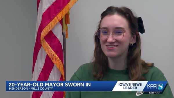 Small Iowa town's 20-year-old mayor may be nation's youngest