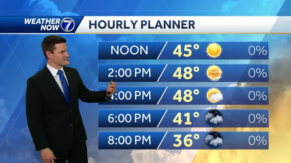 Temperatures climb to around 50 Tuesday