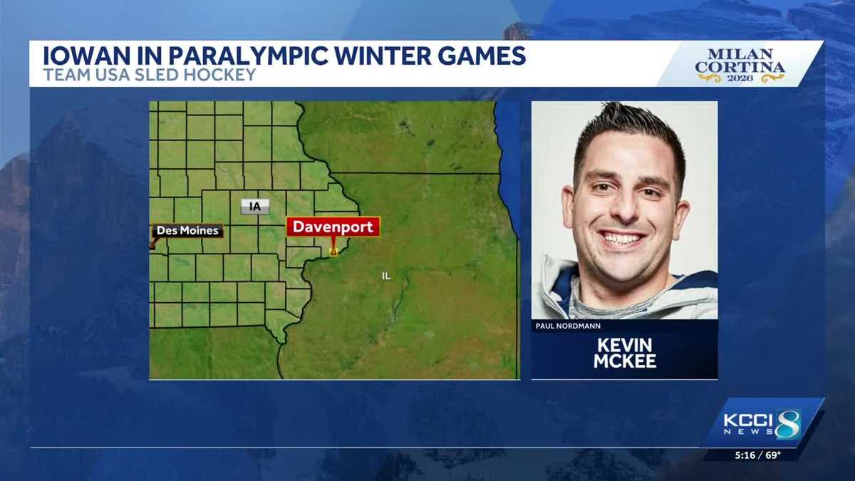Iowan Kevin McKee joins Paralympic Winter Games in Italy