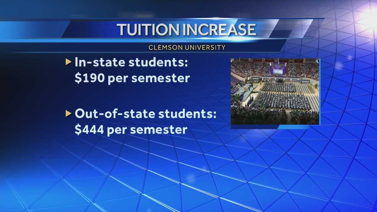 Clemson and South Carolina approve tuition increases