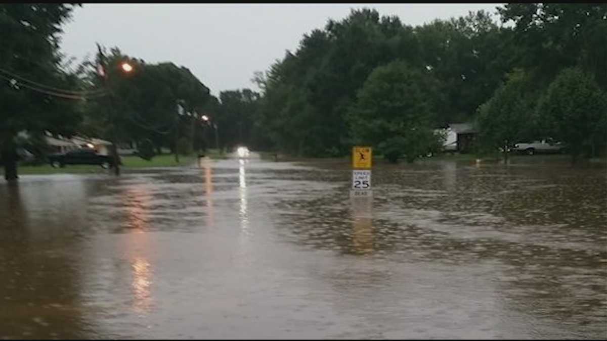 Flooding in areas of Central Mississippi