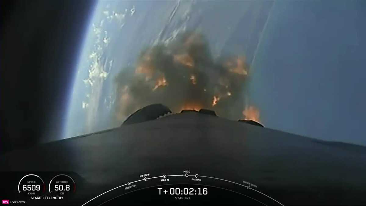 SpaceX Cumartesi günü Cape Canaveral’dan 21 Starlink uydusunu fırlattı