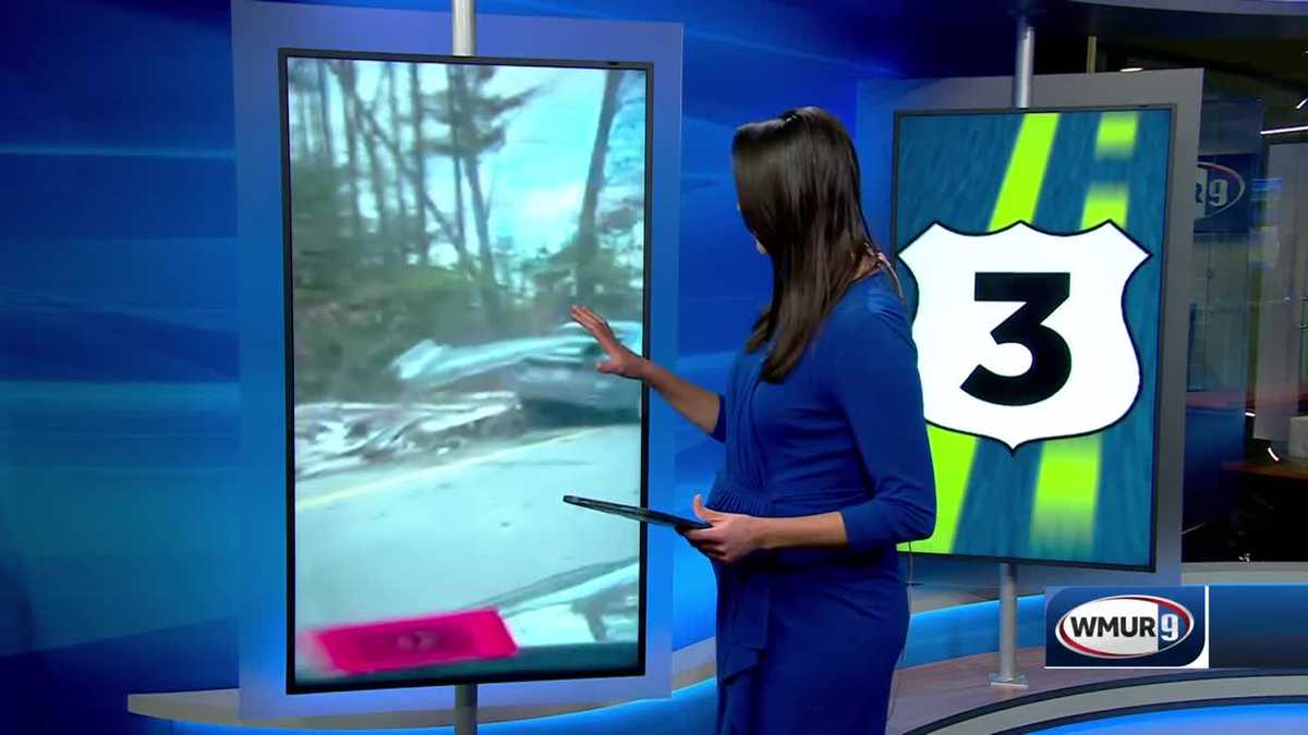 Car impaled by guardrail in Nashua; driver uninjuried