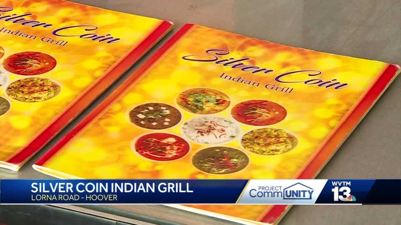 Open For Business Silver Coin Indian Grill