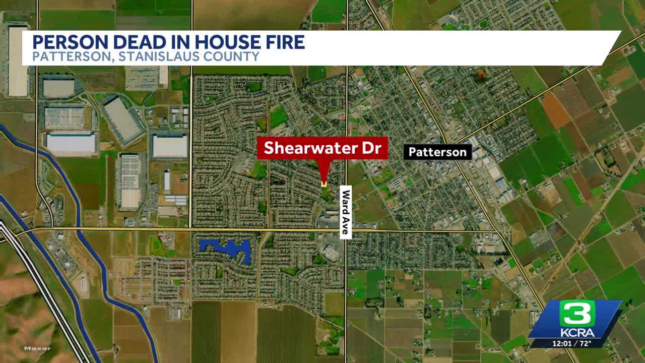 1 person found dead during fire at Patterson home