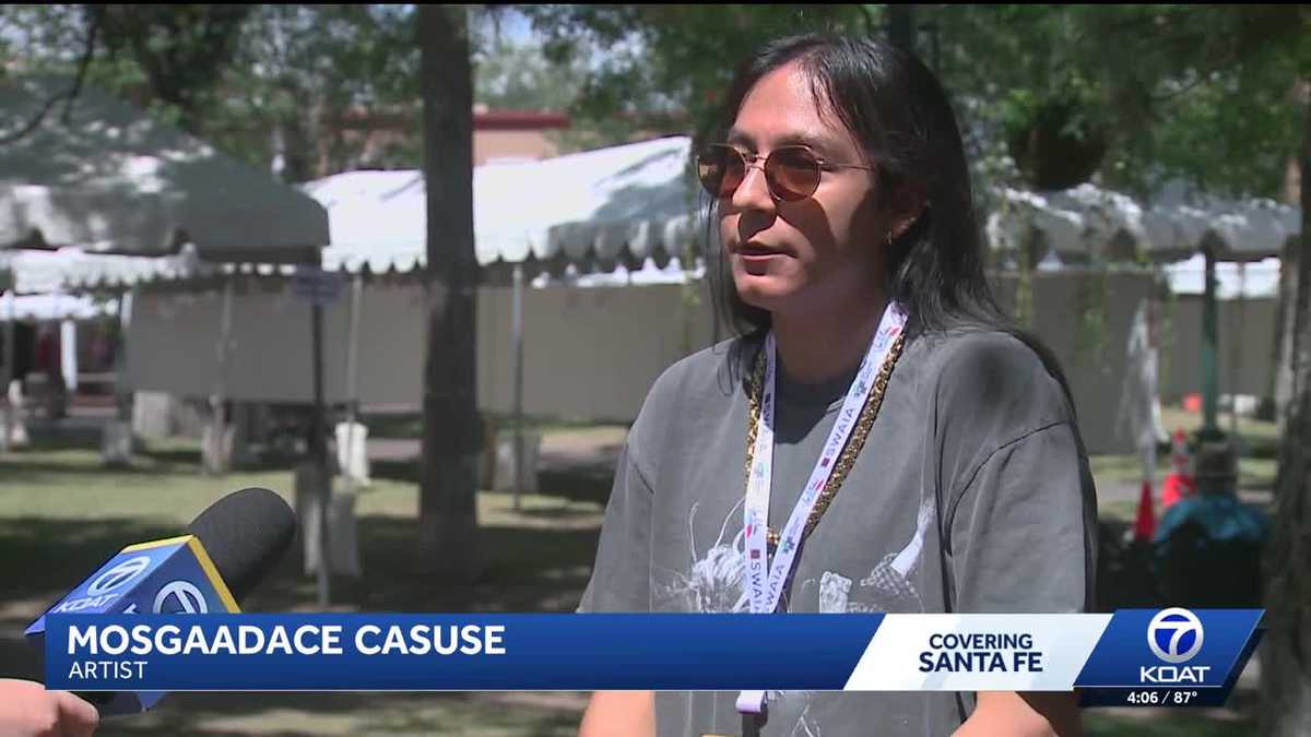 Santa Fe Indian Market proceeding as usual, unfazed by Frijoles Fire smoke