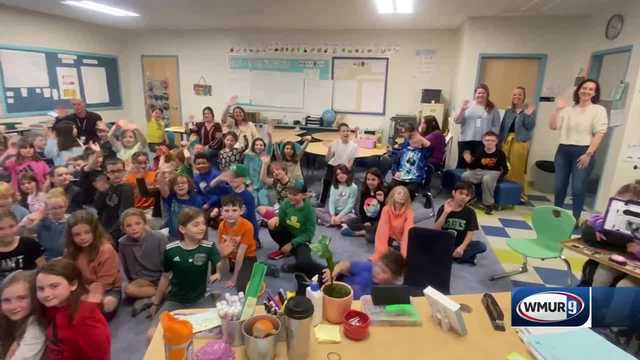 WMUR's Kevin Skarupa visits Harold Martin Elementary in Hopkinton