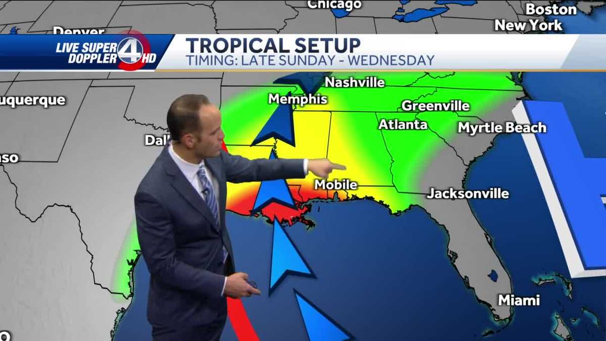 Greenville forecast Isolated storm tonight; Ida's track concerning