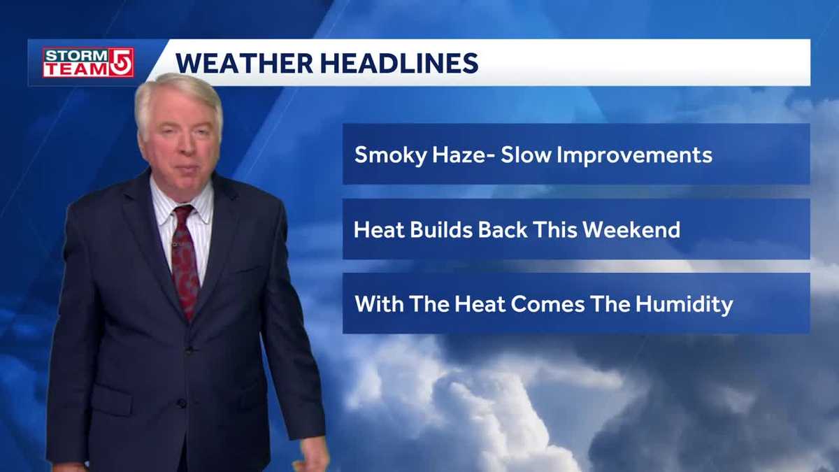 VIDEO: Mostly cloudy and cool overnight