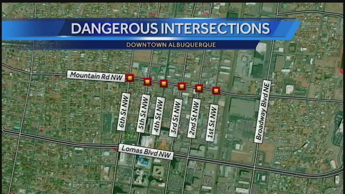 Dangerous intersections: City to fix downtown streets