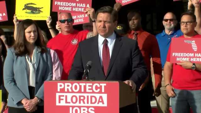 DeSantis announces legislative action against vaccine mandates - Vimarsana News