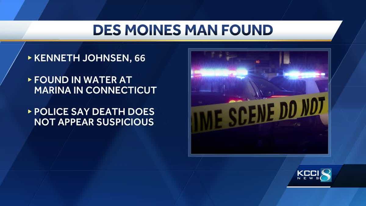 Body found in Conn. water identified as Iowa man