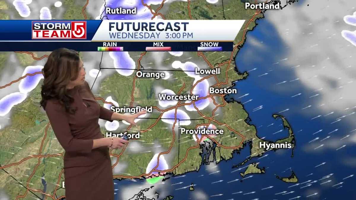 Video: Snow squalls possible this afternoon