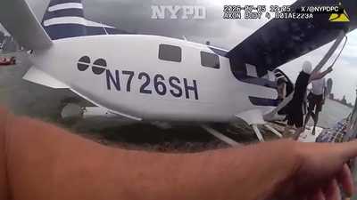 New bodycam footage captures NYPD Harbor Unit rescue after seaplane lands in East Riverketv