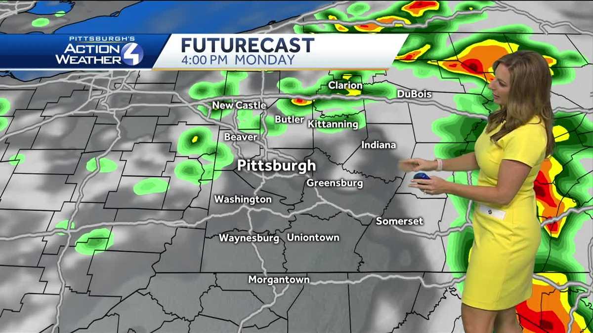 Pittsburgh's Action Weather forecast: Scattered storms through the week