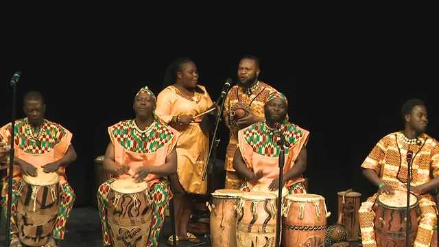 Akwaaba Ensemble shares music, culture with NH students - Vimarsana News