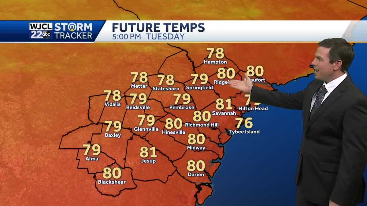 Lots of sun today-tomorrow but severe storms possible on Thursday - WJCL