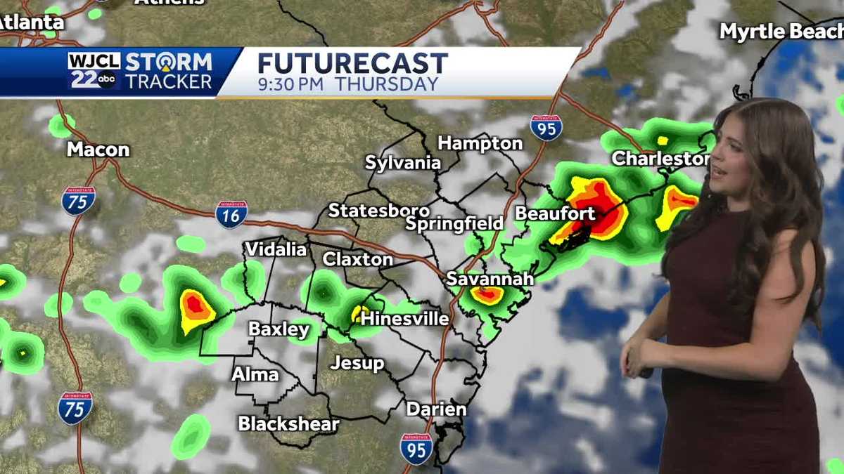 Humid with some storms across Southeast Georgia and the Lowcountry