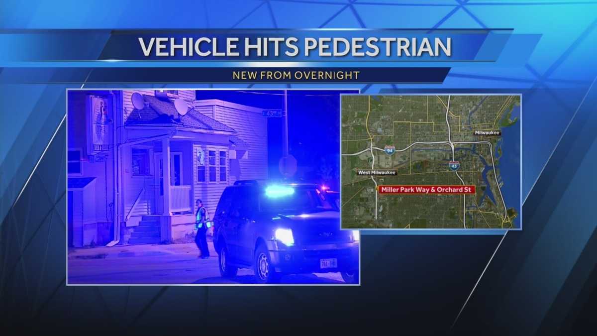 Pedestrian struck by vehicle in West Milwaukee