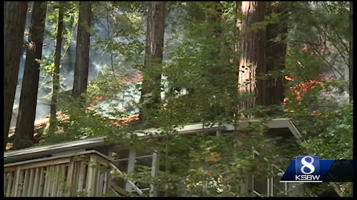 Rincon fire continues to burn in Santa Cruz Mountains