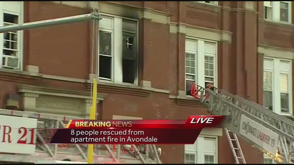 8 rescued from burning Avondale apartment building