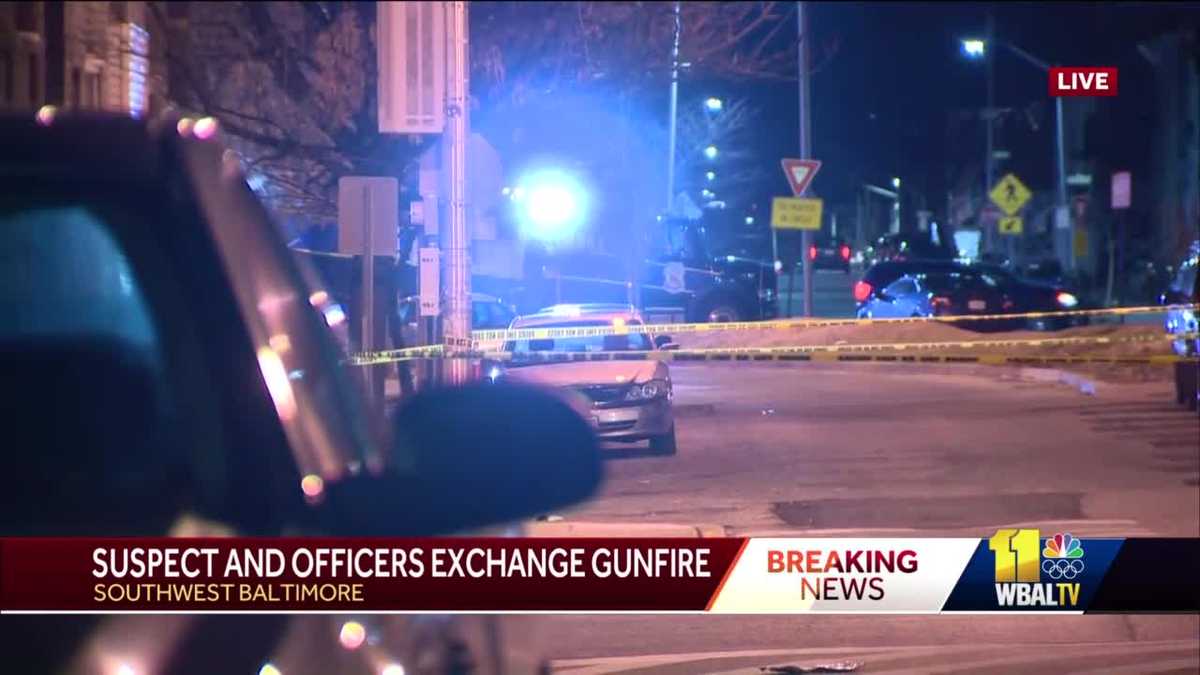 Officer shot at during investigation in SW Baltimore, police say - WBAL